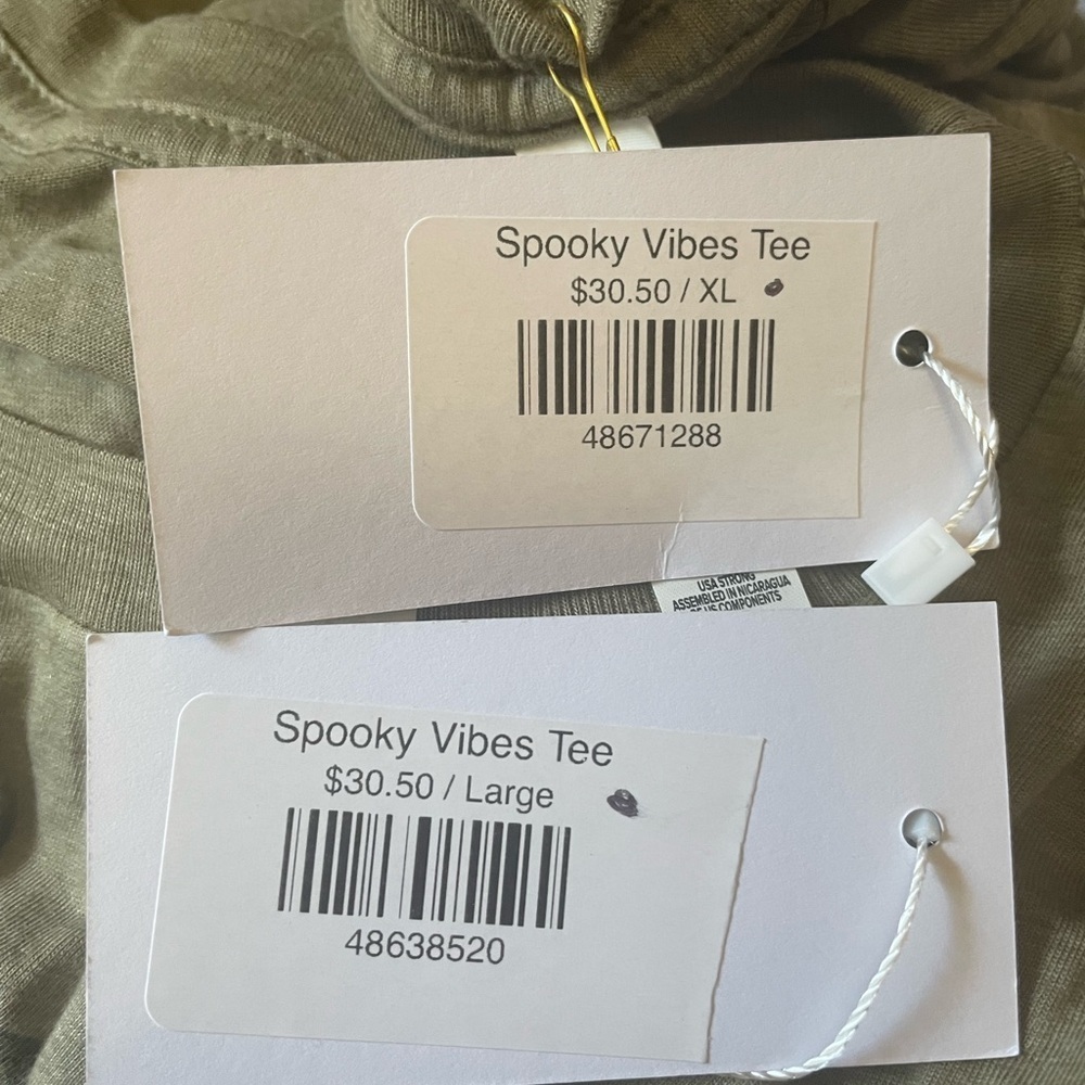 NWT Canvas Spooky Vibes tee - Picture 4 of 5